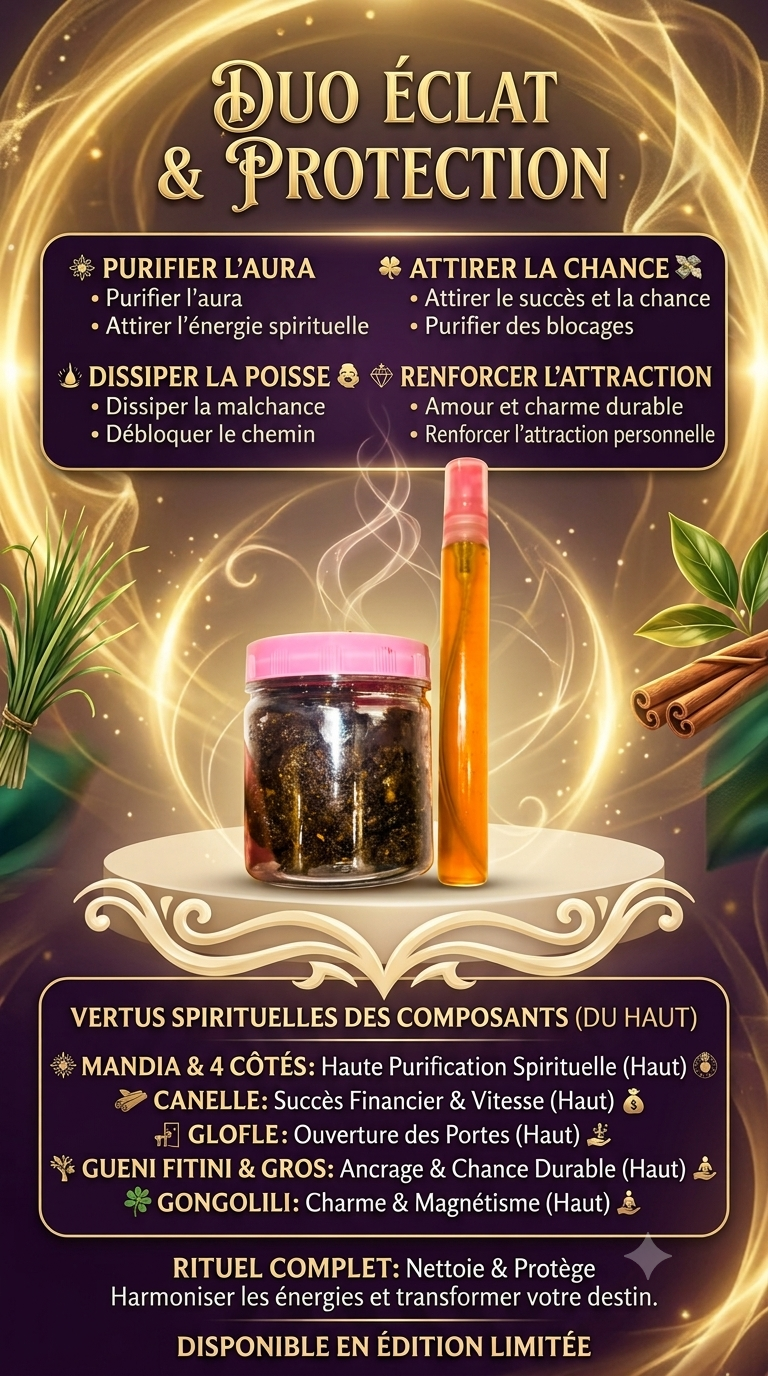 Duo Éclat et Protection✨